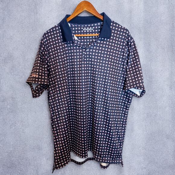 Bonobos Golf Men’s Slim Fit Printed Cocktail Glasses Performance Polo XL - Picture 1 of 7